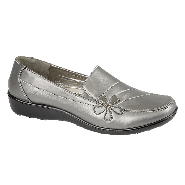 Begg Exclusive Comfort Slip On Shoes - Pewter - 0106/51 RHODES